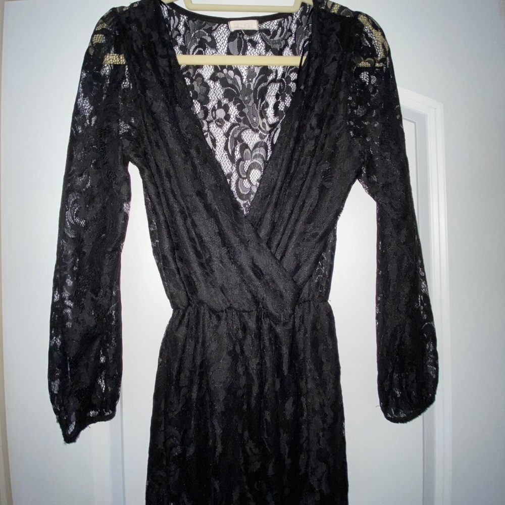 Black Lace Romper - M/L